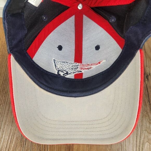 New England Patriots Youth Hat Cap Snapback Blue Red Team Apparel NFL Sport Logo - Picture 8 of 11